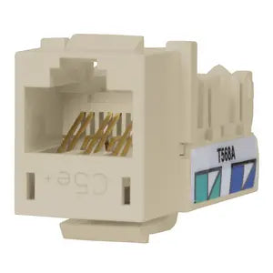 HUBBELL JACK CAT5E 8 POS UNIV A/B BCO OF