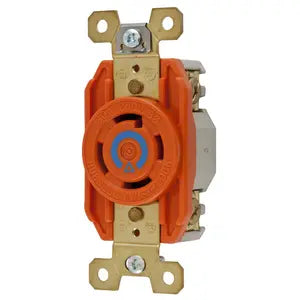 HUBBELL RECEP 1/2VTA T A 3P 4H 30A 250V NARANJA
