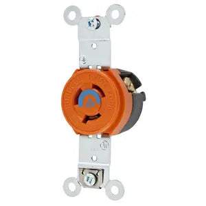 HUBBELL RECEPTACULO NARANJA 15A 250V