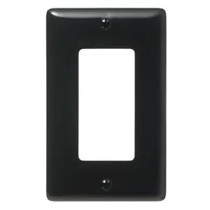 HUBBELL PLACA NYLON 1 ARTEF DECORATIVO NEGRO