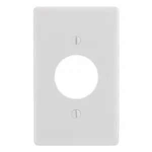 HUBBELL Placa Nylon Salida 1.40 Blanco SKU: NP7W