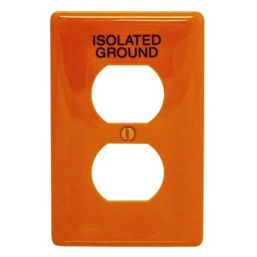 HUBBEELL PLACA NARANJA C/INSOLATED G