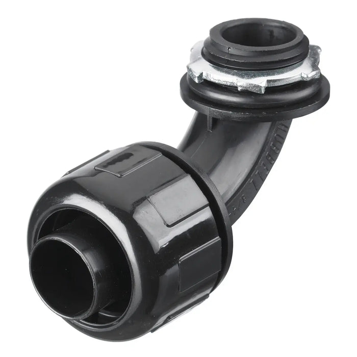 HUBBELL CONECTOR 90L/T 1/2" NEGRO