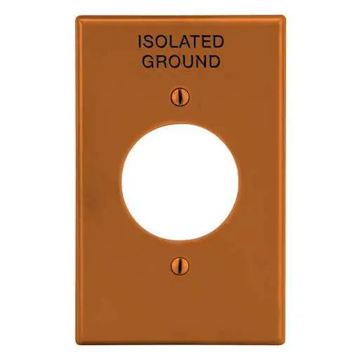 HUBBELL PLACA NYLON SALIDA 1.60 NARANJA IG