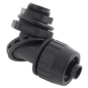 HUBBELL SWIVEL MALE L/T CONN 1/2" NM BK PS0509NBK