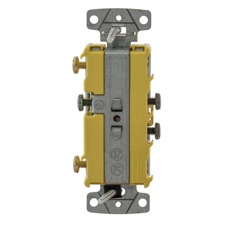 HUBBELL COMBO 1INT TGL 1P 1 LUZ PILOTO 15A 125V BLANCO