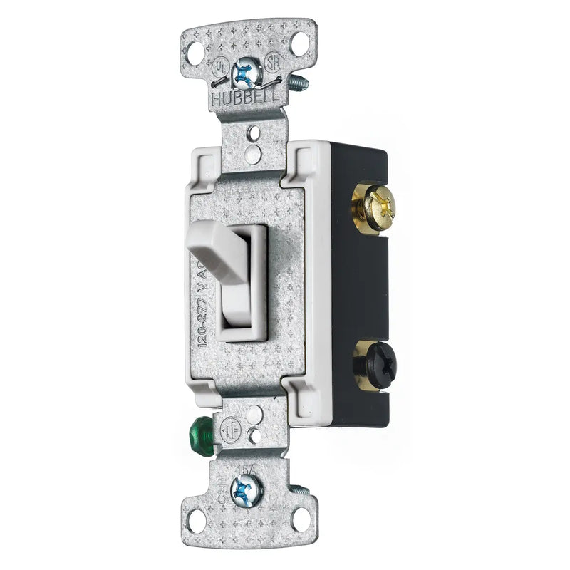 HUBBELL INT DE PALANCA 4 VIAS 15A 120V BCO