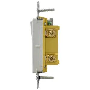 HUBBELL DECORA APAGADOR 15A 120/277V COLOR BLANCO