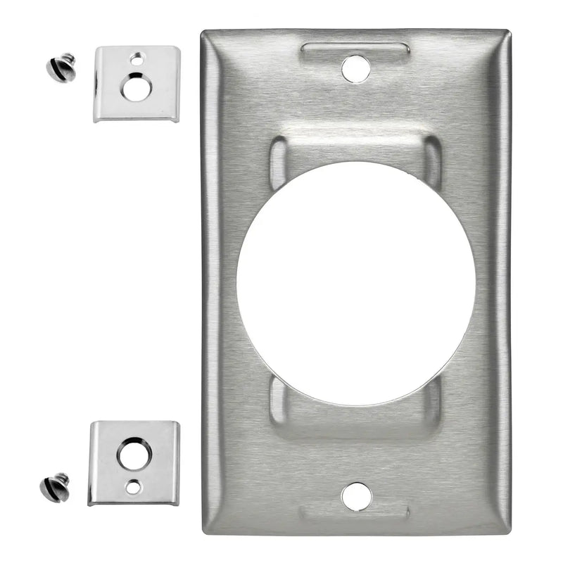 HUBBELL PLACA ACERO INOX P/RECEPTACULO 50A