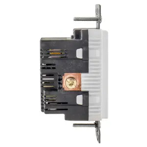 HUBBELL RCPT DUP 15A 125V 3.1A 5V USB PORT A WH