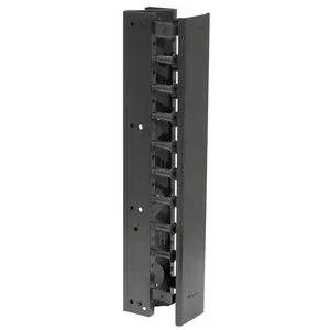HUBBELL ORG VERT Z C/TAPA 7X6W 4 1/2NEGRO