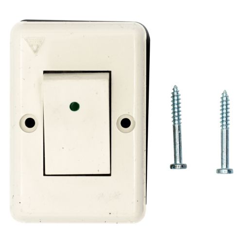 ROYER APAGADOR VISIBLE PLANO 10A 127V MARFIL