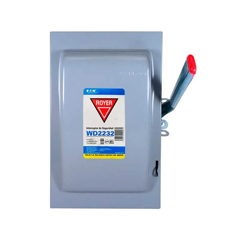 ROYER INTERRUPTOR DE SEGURIDAD 3X60A 250V