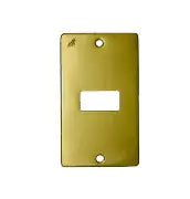 ROYER PLACA 1 UNIDAD ORO AL C/CHASIS METALICO