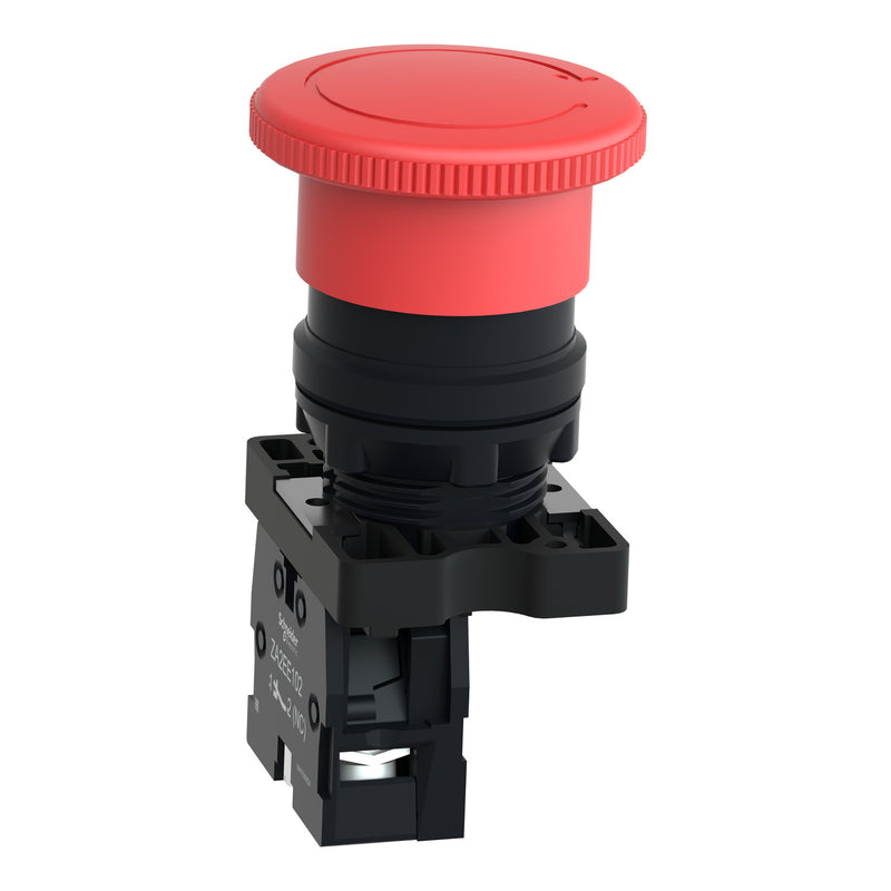 SCHNEIDER BOTON P/EMERGENCIA 22MM CABEZA40MM SIN GATILLO ROJO