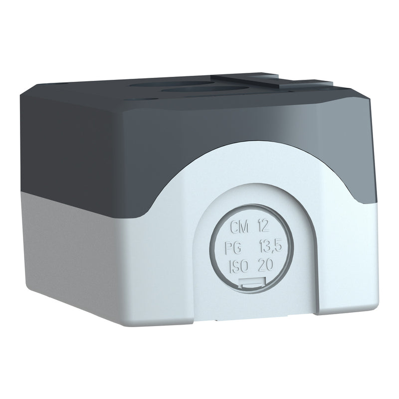 TELEMEC CAJA GRIS VACIA 2 ORIFICIOS STILO5