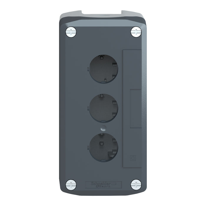 TELEMEC CAJA GRIS VAC=A 3 ORIFICIO