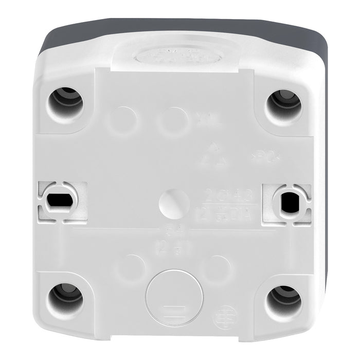 TELEMEC BOTONERA GRIS C/1 SELEC 2 POS FIJAS NA