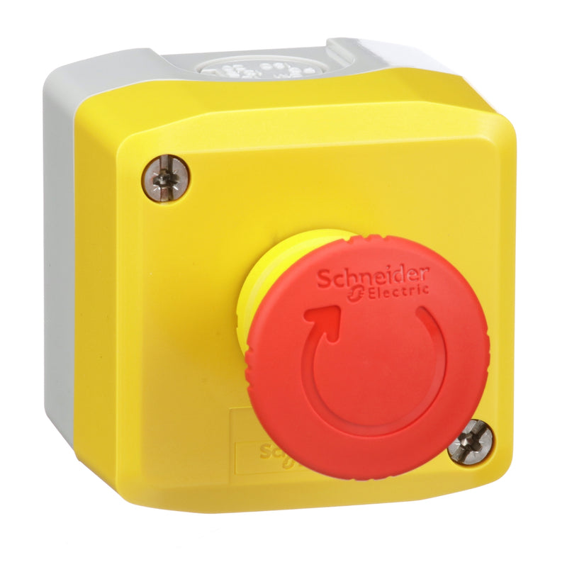 TELEMEC BOTONERA AMARILLA C/PARO EMERGENCIA 1NC