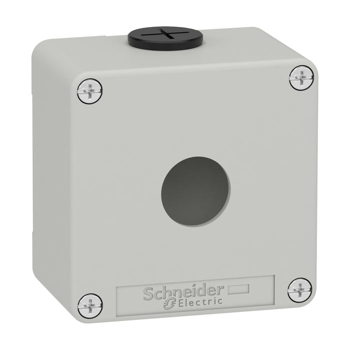 SCHNEIDER BOTONERA 1 ORIFICIO METALICA