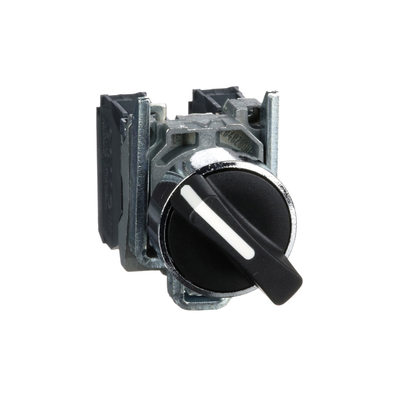 TELEMEC SELECTOR 22.5 MM 2 POS C/CONTACTOS