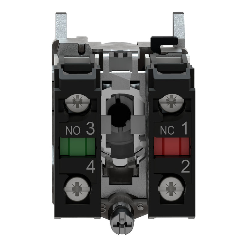 TELEMEC SELECTOR 22.5 MM 2 POS C/CONTACTOS