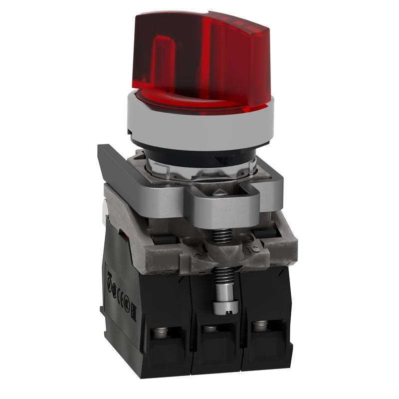 TELEMEC SELECTOR ILU 2P 120V ROJO