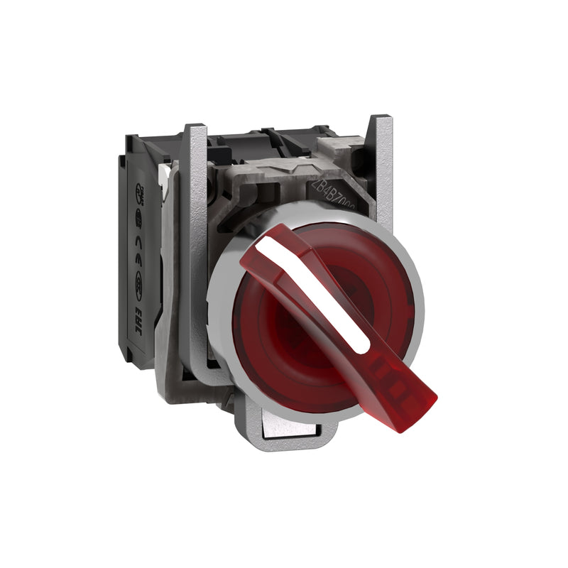 TELEMEC SELECTOR ILU 2P 120V ROJO