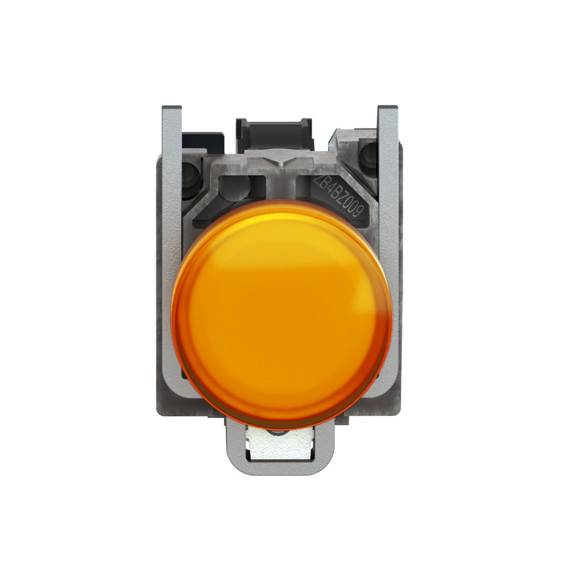 TELEMEC LAMPARA LED AMARILLA 24V AC/DC C/BASE METAL