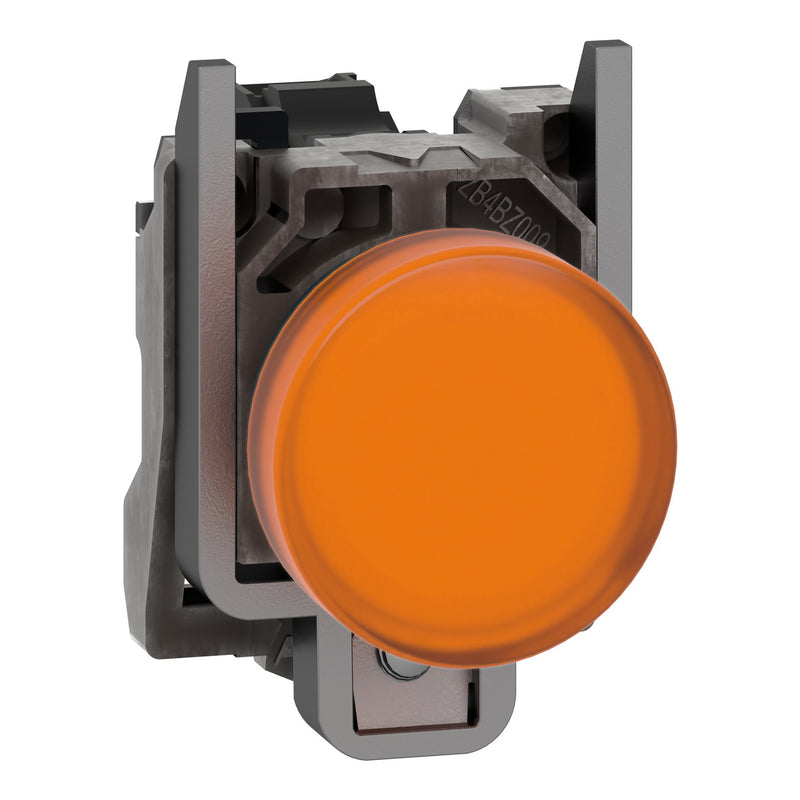 TELEMEC LAMPARA LED AMARILLO 120VAC C/BASE METAL