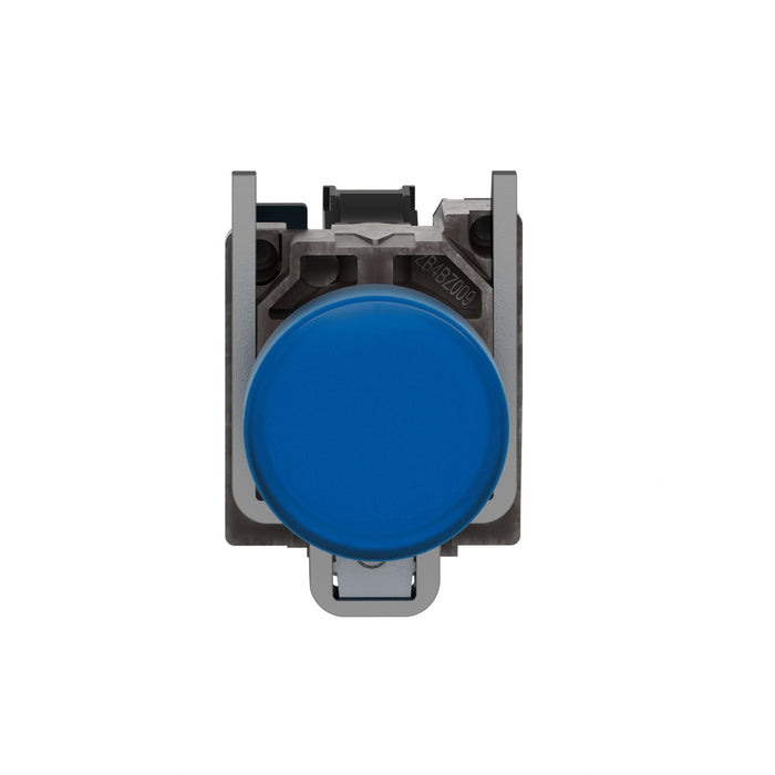 TELEMEC LAMPARA LED AZUL 24V AC/DC C/BASE METAL