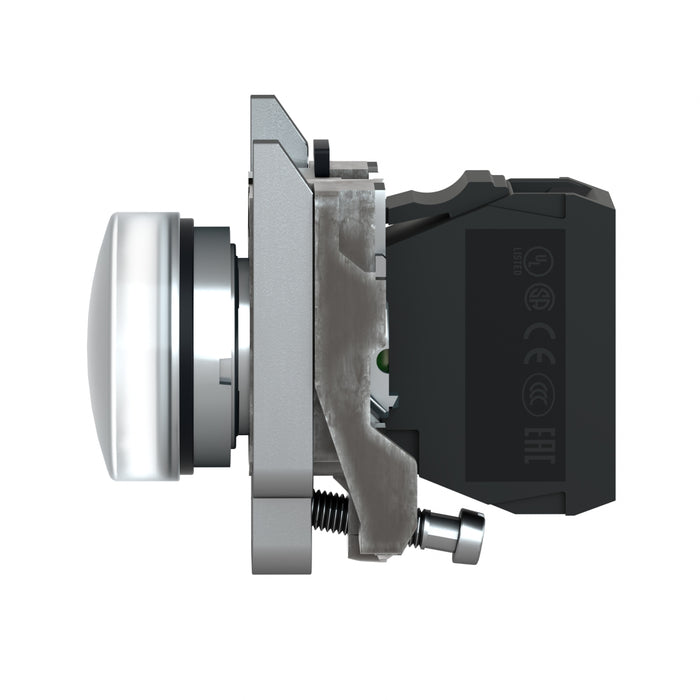 TELEMEC LAMPARA LED BLANCO 120VAC C/BASE METAL