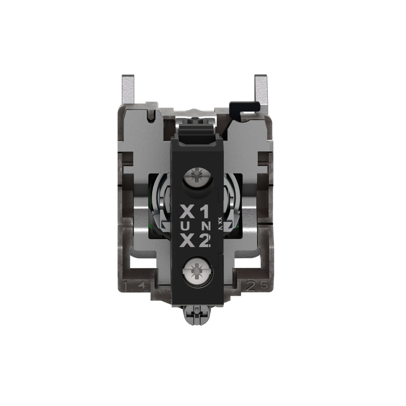 TELEMEC LAMPARA LED AZUL 120VAC C/BASE METAL