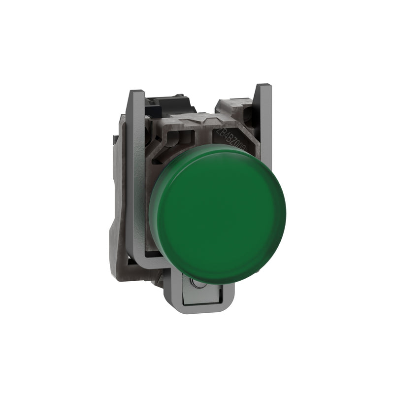 TELEMEC LAMPARA LED VERDE 120VAC C/BASE METAL