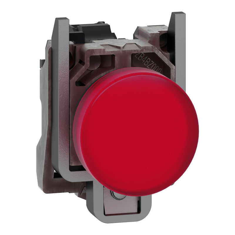 TELEMEC LAMPARA LED ROJO 120VAC C/BASE METAL