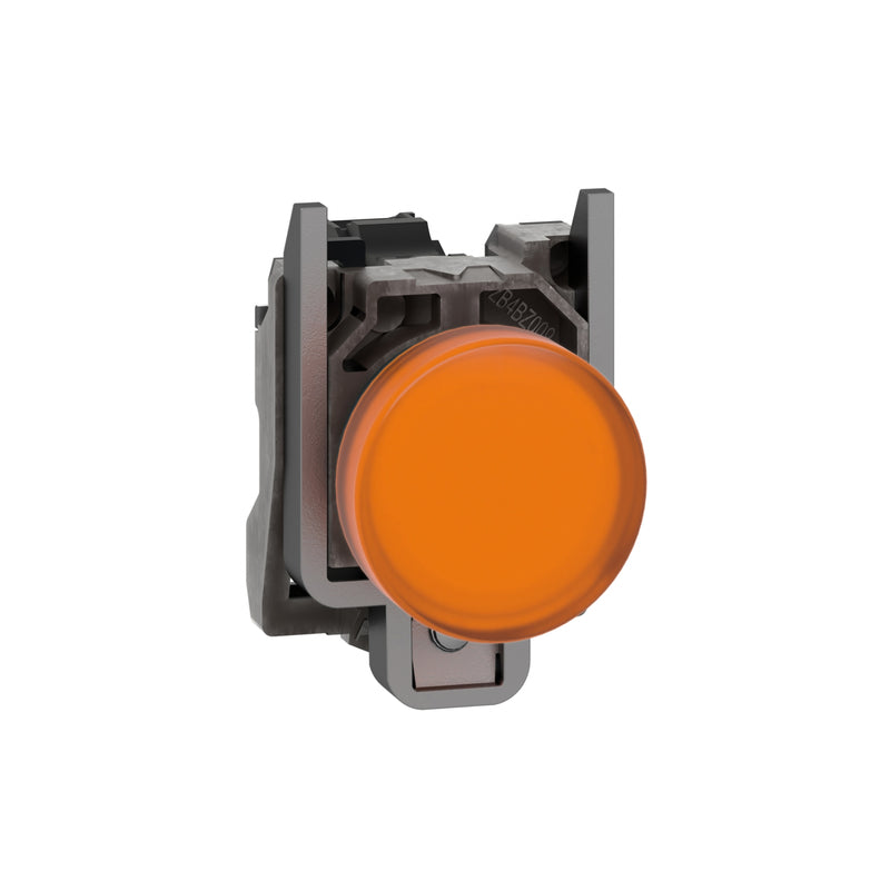 TELEMEC LAMPARA LED AMARILLO 120VAC C/BASE METAL