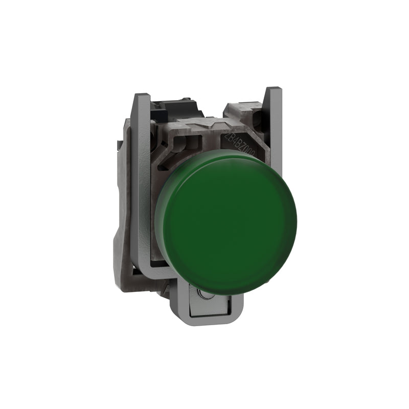 TELEMEC LAMPARA LED VERDE 230VAC C/BASE METAL