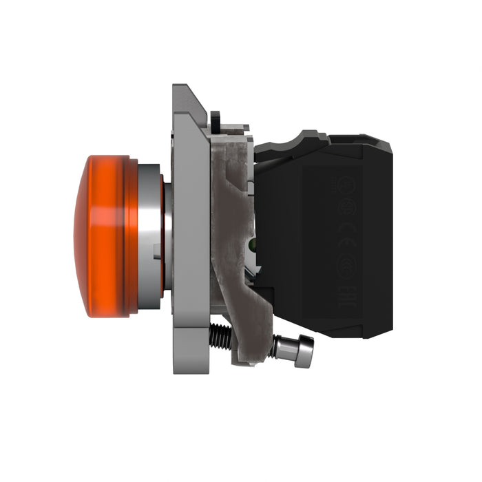 TELEMEC LAMPARA LED NARANJA 230V C/BASE METAL