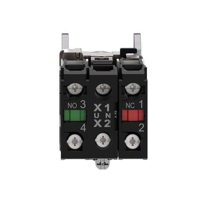 US-PULSADOR ILUMINADO BLANCO 24VDC