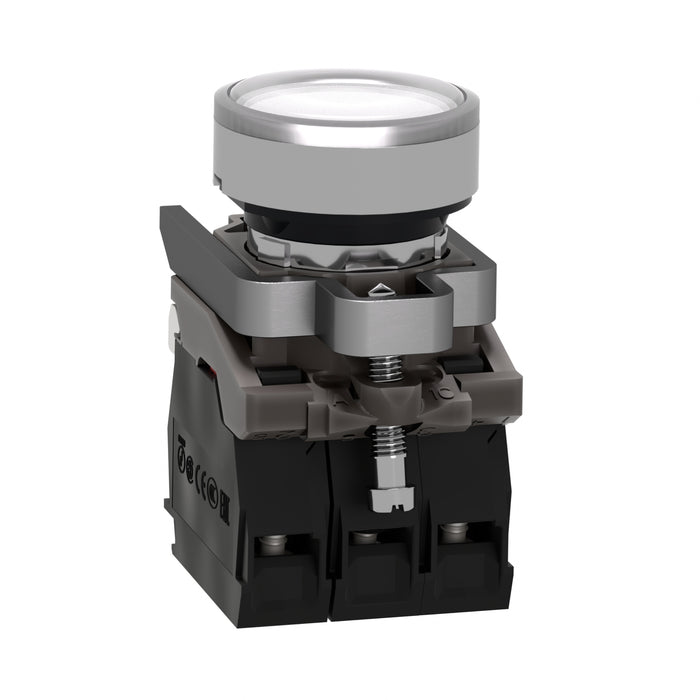 US-PULSADOR ILUMINADO BLANCO 24VDC