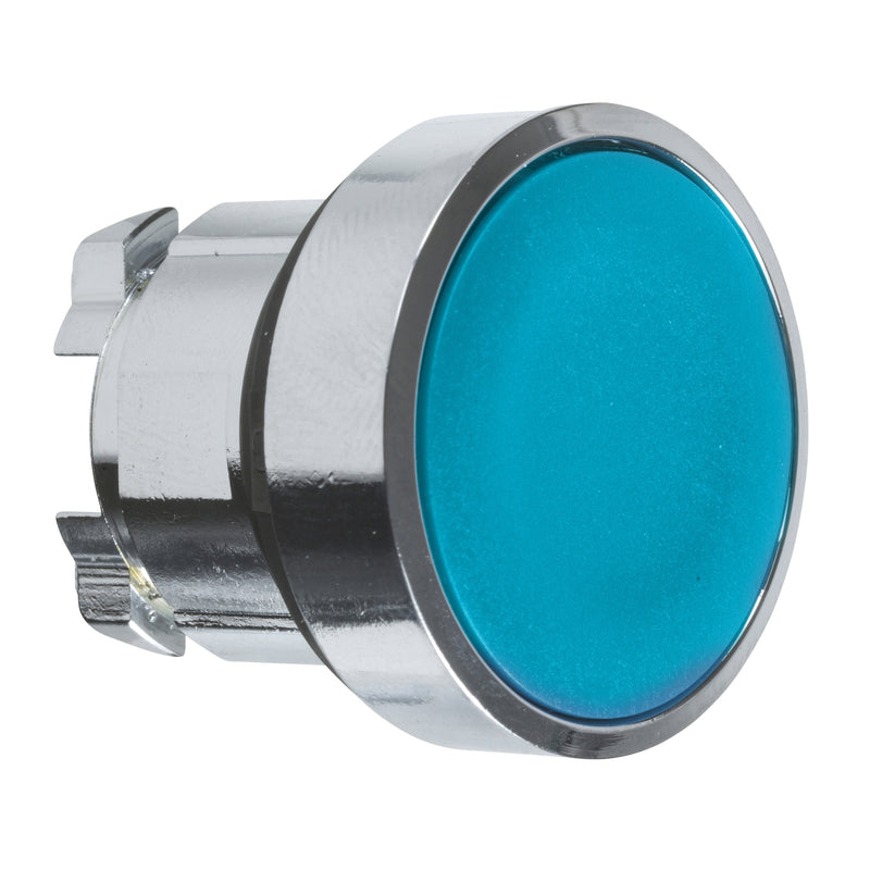 TELEMEC CABEZA P/PULSADOR RASANTE 22.5mm AZUL