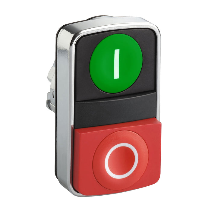 TELEMECANIQUE METAL DOUBLE HEADED PUSHBUTTON
