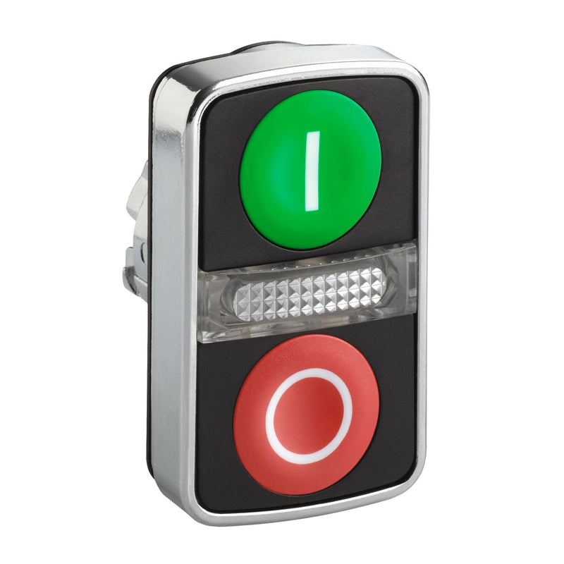 TELEMEC BOTONERA DOBLE BOTON ROJO-VERDE