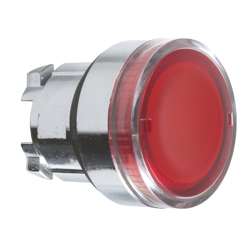 TELEMEC CABEZA BOTON ILUM ROJO LAMP METAL