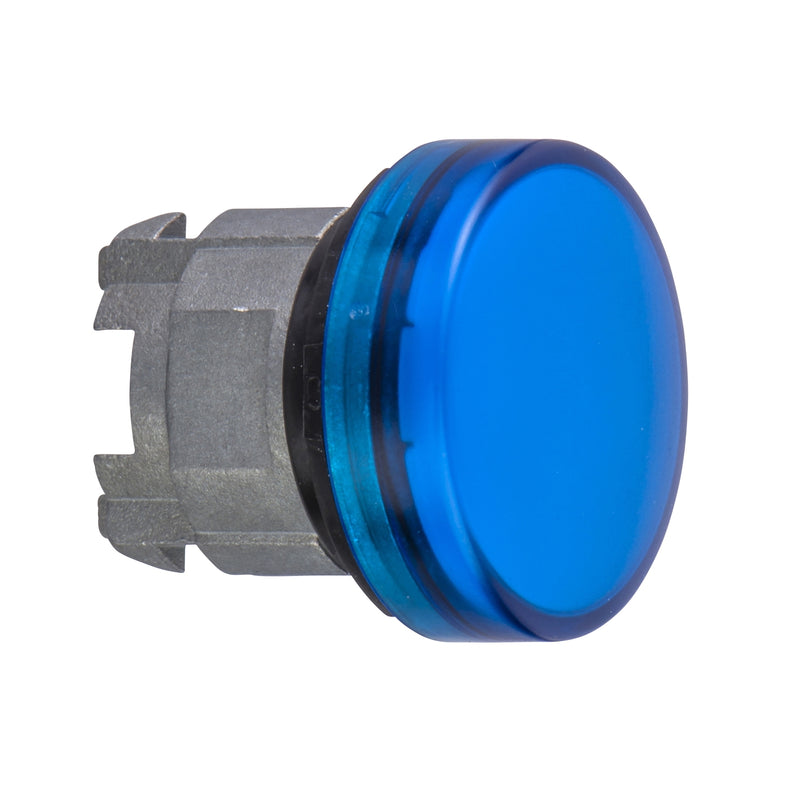 TELEMEC CABEZA LAMPARA AZUL P/BA9S METAL