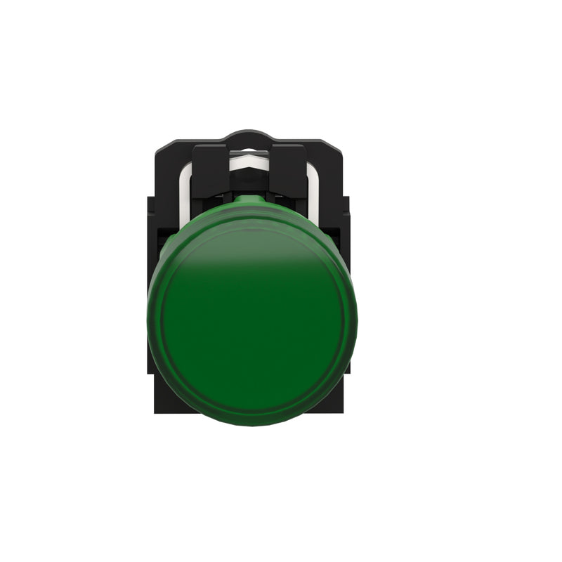 TELEMEC LAMPARA LED VERDE 120VAC C/BASE PLAST