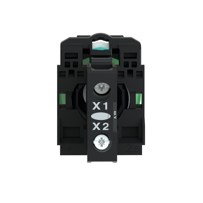 TELEMEC LAMPARA LED VERDE 120VAC C/BASE PLAST