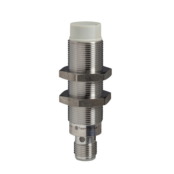 TELEMEC SENSOR INDUCTIVO M18x64 PNP NA NO-RAS SN9mm LATON NIQUELADO CONEC-REMOTE M12 4P
