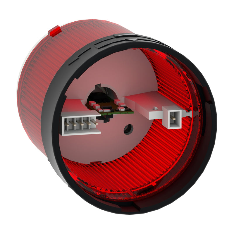 TELEMEC LUMITORRE DE LEDS FIJA 120VCA/CD ROJO