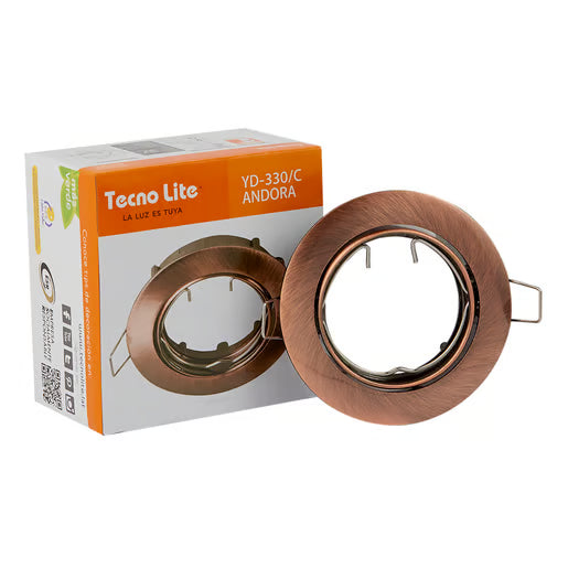TECNOLITE EMPOTRADO DIRIGIBLE COBRE ANDORA